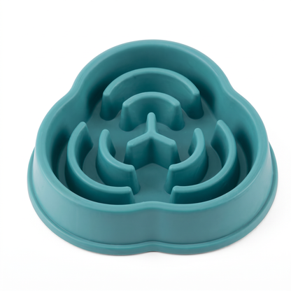 Cloud-Shaped Dog Slow Feeder Bowl – Puzzle Food Dish