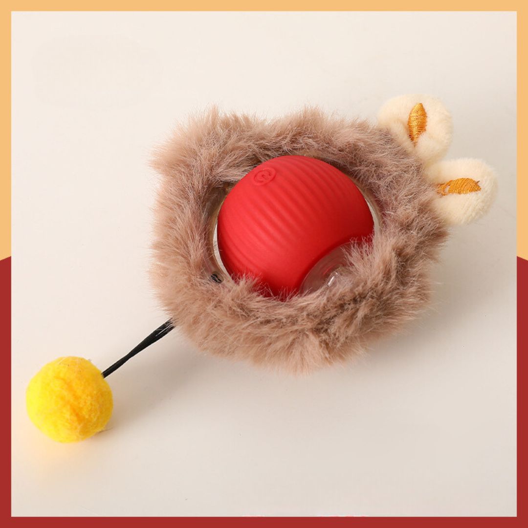 Interactive Dog Ball with Tail – More Fun, Exercise & Entertainment