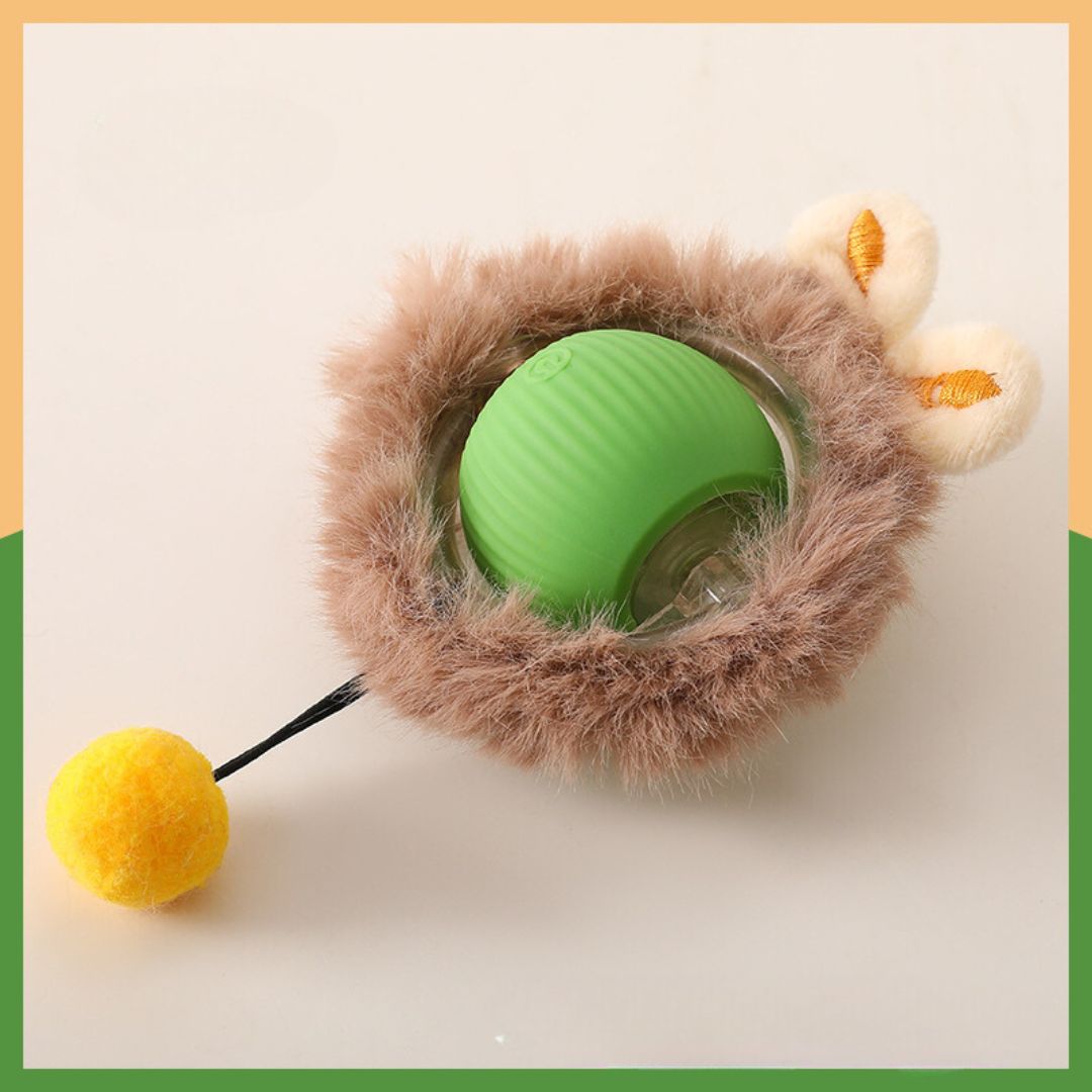 Interactive Dog Ball with Tail – More Fun, Exercise & Entertainment